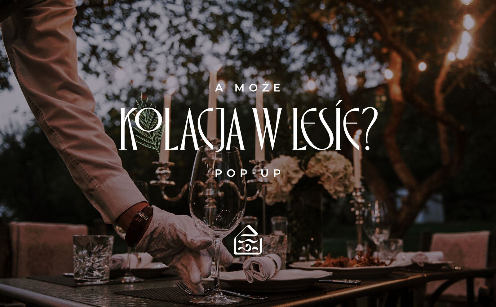 Kolacja w lesie by Przystanek Czekaj